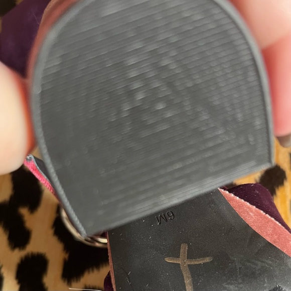 Jeffrey Campbell pink and purple velvet platforms - Picture 6 of 10